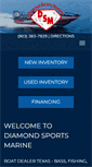 Mobile Screenshot of diamondsportsmarine.com
