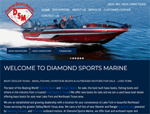 Tablet Screenshot of diamondsportsmarine.com